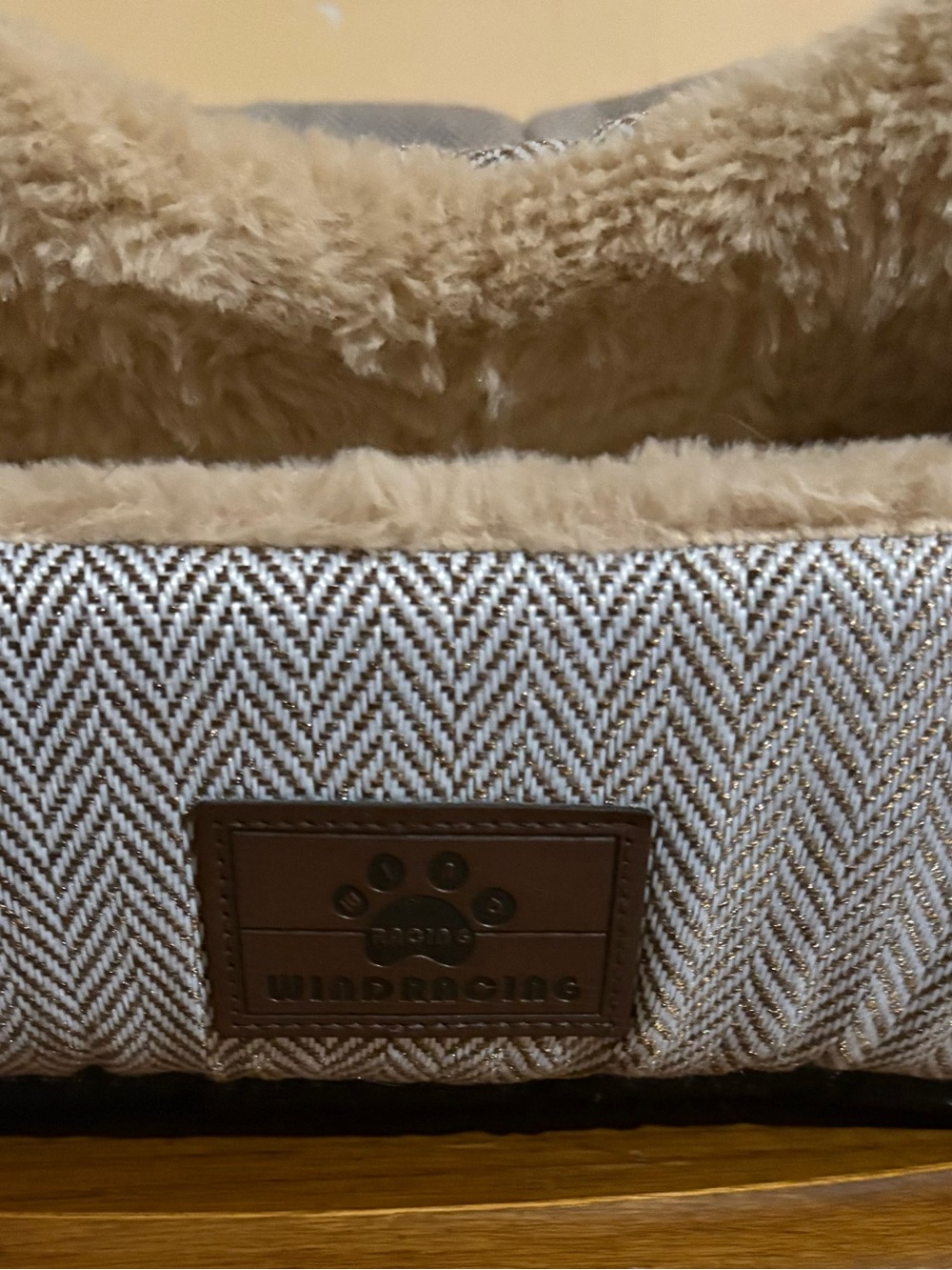 Soft Beige 2-in-1 Cat Bed & Tent - Plush Cozy Pet Bed - Picture 5 of 10